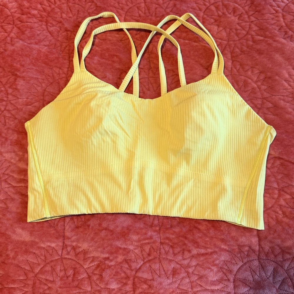 Lululemon 🍋 Ribbed Long Line Like a Cloud Bra - Size 8